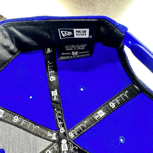 New Era Men's Hat Golden State Warriors 9Fifty Original Fit Snapback Blue OSFA - Picture 5 of 7